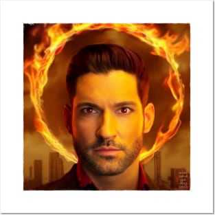Lucifer Fire Halo Posters and Art
